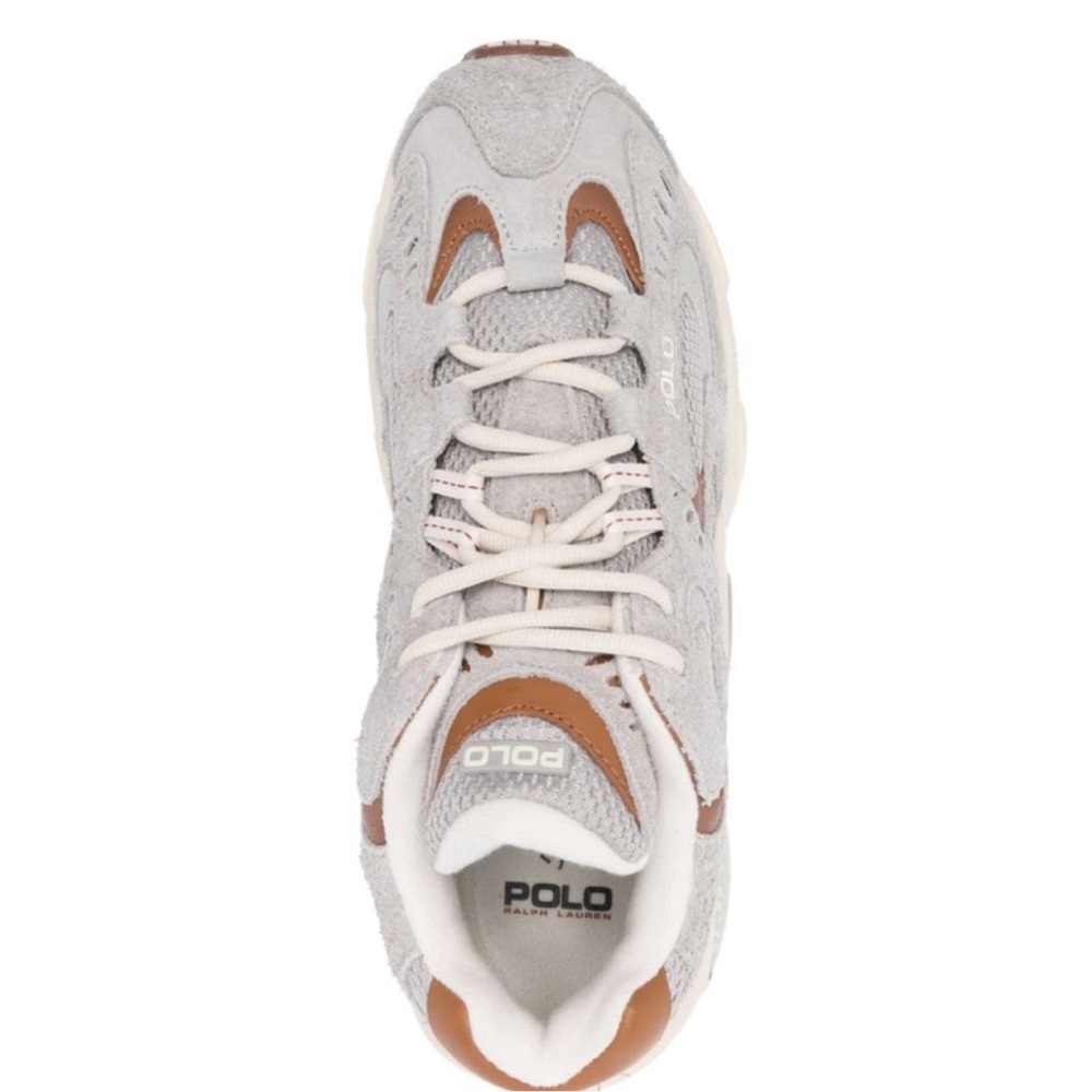 🦋Polo Ralph Lauren Men’s panelled lace-up sneakers size-12 - Picture 2 of 5